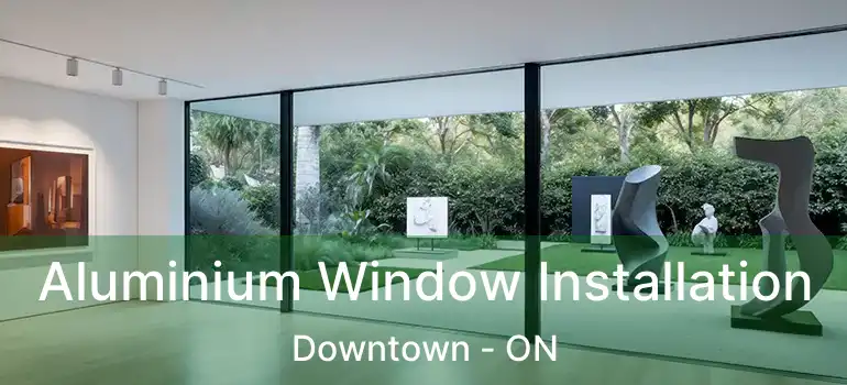 Aluminium Window Installation Downtown - ON