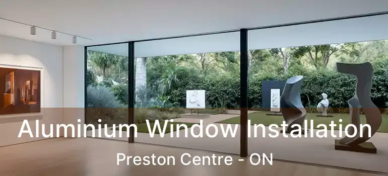 Aluminium Window Installation Preston Centre - ON
