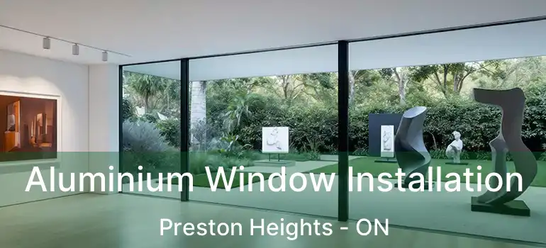 Aluminium Window Installation Preston Heights - ON
