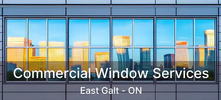  Commercial Window Services East Galt - ON