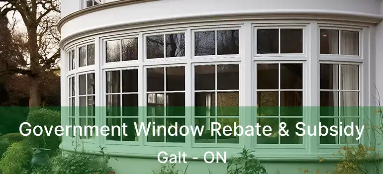  Government Window Rebate & Subsidy Galt - ON