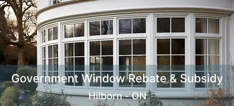Government Window Rebate & Subsidy Hilborn - ON