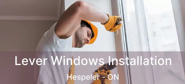  Lever Windows Installation Hespeler - ON