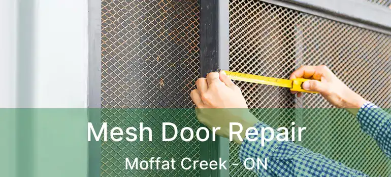 Mesh Door Repair Moffat Creek - ON