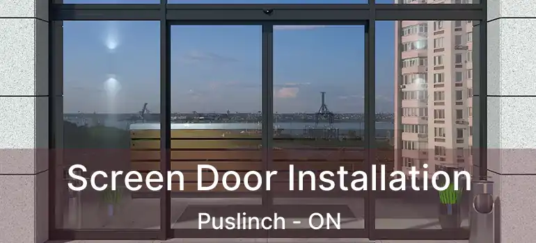  Screen Door Installation Puslinch - ON