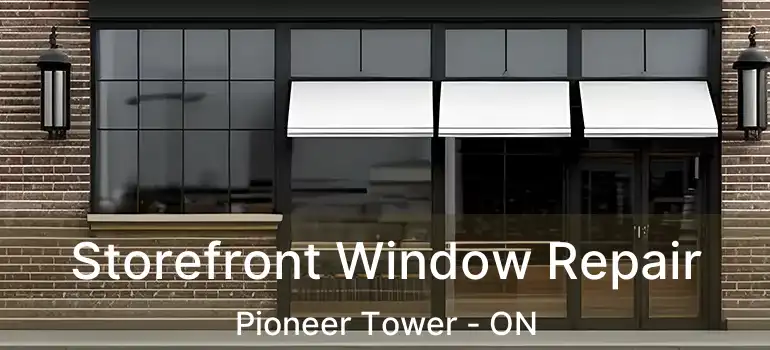 Storefront Window Repair Pioneer Tower - ON
