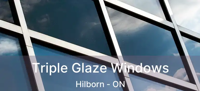 Triple Glaze Windows Hilborn - ON
