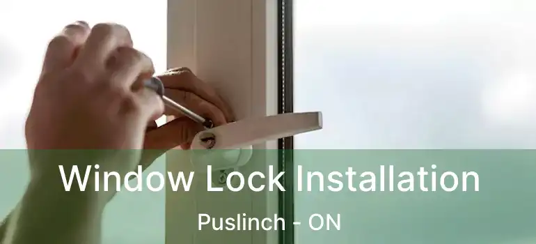 Window Lock Installation Puslinch - ON