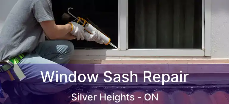 Window Sash Repair Silver Heights - ON